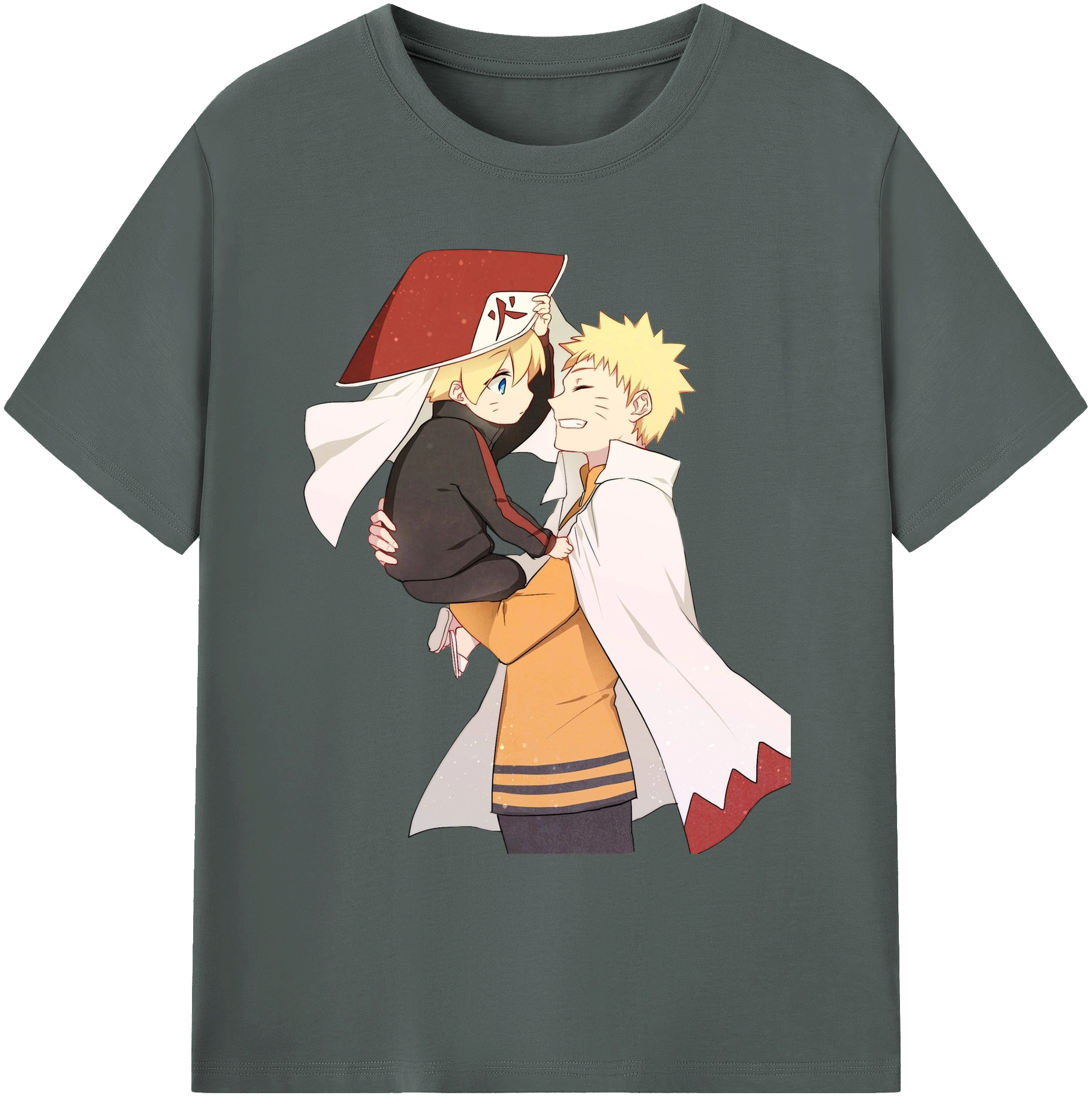 （画像用） NARUTO -ナルト- うずまき ナルト Uzumaki Naruto 綿100％ メンズ半袖Tシャツ｜肌触りやわらか＆通気性